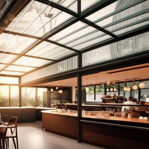 سقف متحرک برای کافه | خلق تجربه زیبای کافه های چهارفصل برای کافه گردی